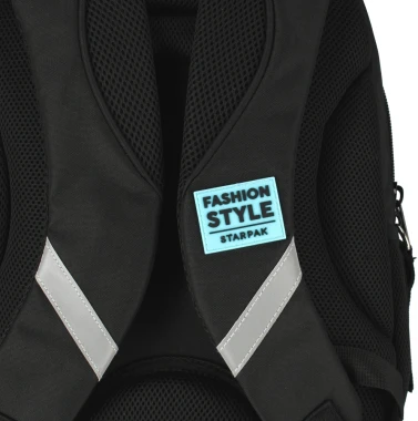 Plecak młodzieżowy Starpak Style, jednokomorowy, 26l, 43x35x21cm, czarny