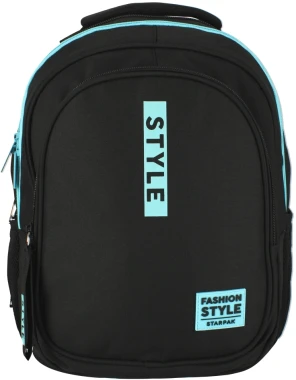 Plecak młodzieżowy Starpak Style, jednokomorowy, 26l, 43x35x21cm, czarny