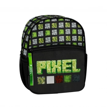 Plecak dla przedszkolaka Starpak Mini Pixel Game, jednokomorowy, 5l, 26x22.7x8.5cm, czarny