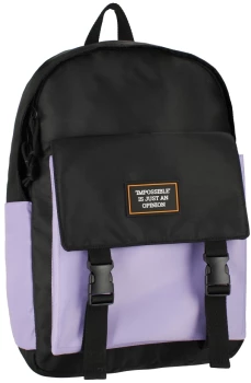 Plecak szkolny Starpak Just Violet, jednokomorowy, 22l, 42x30x14cm, czarno-fioletowy