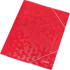 Teczka kartonowa z narożną gumką Leitz Wow, A4, 300g/m2, 15mm, czerwony