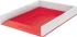 Półka na dokumenty Leitz Wow, A4, plastikowa, dwukolorowa, biało-czerwony
