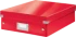 Pudło z przegródkami Leitz Click&Store Wow, średnie, czerwony