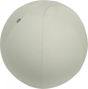 Piłka do siedzenia Leitz Ergo, 65cm, z zabezpieczeniem przed niekontrolowanym toczeniem się, jasnoszary