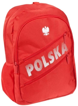 Plecak Starpak Polska, jednokomorowy, 42x29x13cm, czerwony