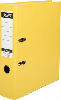 Segregator Bantex Budget Classic, A4, szerokość grzbietu 75mm, do 500 kartek, żółty