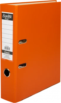 Segregator Bantex Budget Classic, A4, szerokość grzbietu 75mm, do 500 kartek, pomarańczowy