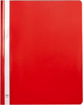 Skoroszyt plastikowy bez oczek Bantex Maxi, A4 +, czerwony