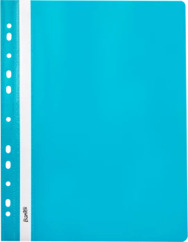 Skoroszyt plastikowy oczkowy Bantex Budget EVO, A4, do 200 kartek, jasnoniebieski