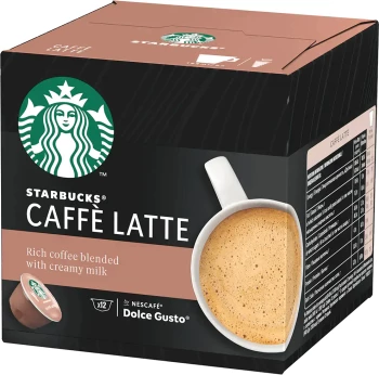 Outlet: Kawa w kapsułkach Starbucks Caffe Latte, 12 sztuk