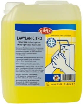 Mydło w płynie Eilfx Lavylan Citro, cytrynowy, zapas, 5l