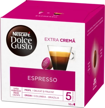 Outlet: Kawa w kapsułkach Nescafe Dolce Gusto Espresso Extra Crema, 16 sztuk