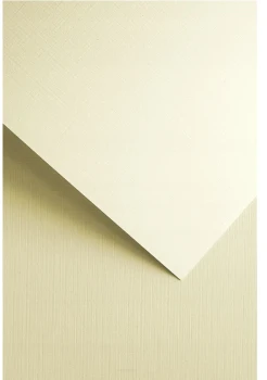 Karton ozdobny Galeria Papieru, płótno, A4, 240g/m2, 20 arkuszy, kremowy