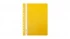 Skoroszyt plastikowy oczkowy Biurfol, twardy, A4, do 200 kartek, żółty
