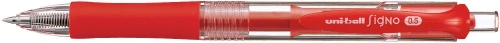 Długopis żelowy automatyczny Uni, UMN-152 Signo, 0.5 mm czerwony