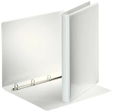 Segregator prezentacyjny Esselte Panorama, A4, szerokość grzbietu 30mm, do 140 kartek, 4 ringi, biały