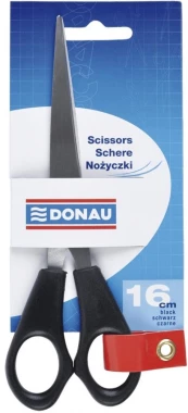 Nożyczki biurowe Donau, 16 cm, czarny