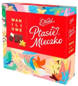 Ptasie Mleczko Wedel, waniliowy, 340g