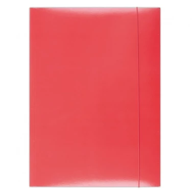 Teczka kartonowa z gumką Barbara, A4, 3mm, czerwony