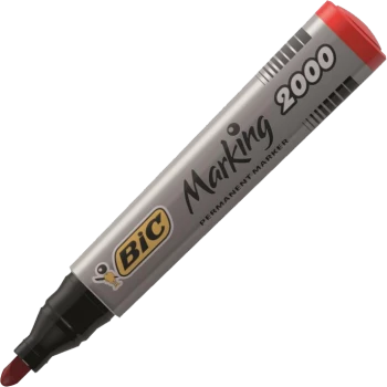 Marker permanentny Bic Marking 2000 ECOlutions, okrągła, 4.95mm, czerwony