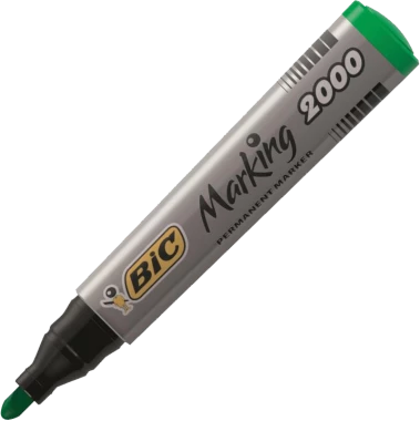 Marker permanentny Bic Marking 2000 ECOlutions, okrągła, 4.95mm, zielony