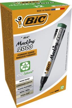 Marker permanentny Bic Marking 2000 ECOlutions, okrągła, 4.95mm, zielony