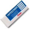 Gumka ołówkowa Pentel ZEH Hi-Polymer, 65x24.2x12.4mm, biały