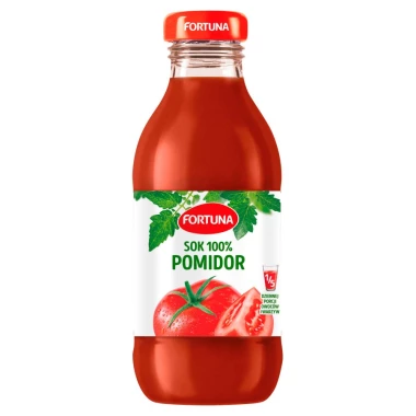 Sok pomidorowy Fortuna, butelka szklana, 0.3l