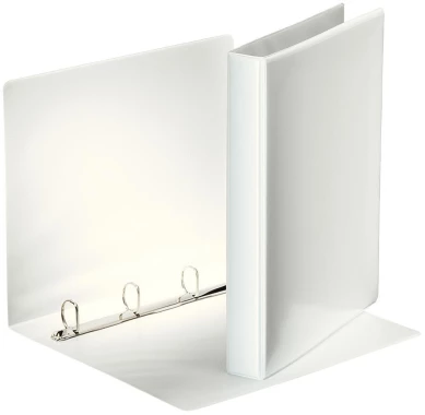 Segregator prezentacyjny Esselte Panorama, A4, szerokość grzbietu 40mm, do 230 kartek, 4 ringi, biały