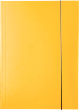 Teczka kartonowa z gumką lakierowana Esselte, A4, 400g/m2, 4mm, żółty