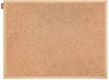 Tablica korkowa Memobe, w ramie drewnianej, 150x100cm, brązowy