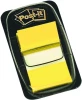 Zakładki samoprzylepne Post-it proste, indeksujące, folia, pótransparentne, 25x43mm, 1x50 sztuk, żółty
