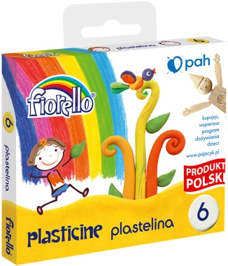 Plastelina Fiorello, 96g, 6 kolorów