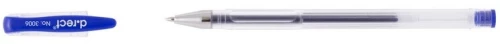 Długopis żelowy D.Rect, 3006, 0.5mm niebieskie