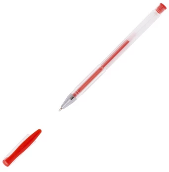 Długopis żelowy D.Rect, 3006, 0.5mm czerwone
