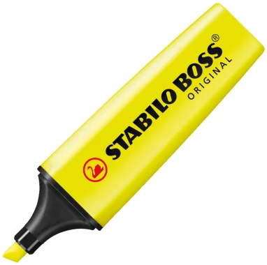 Zakreślacz Stabilo, Boss Original 70/24, ścięta, żółty