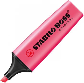 Zakreślacz Stabilo, Boss Original 70/56, ścięta, różowy