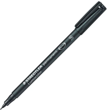 Foliopis Staedtler Lumocolor, okrągła, 0.4 mm (S), czarny