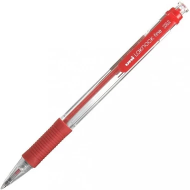 Długopis automatyczny Uni, Laknock SN-101, 0.7mm, czerwony