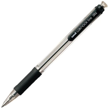 Długopis automatyczny Uni, Laknock SN-101, 0.7mm, czarny