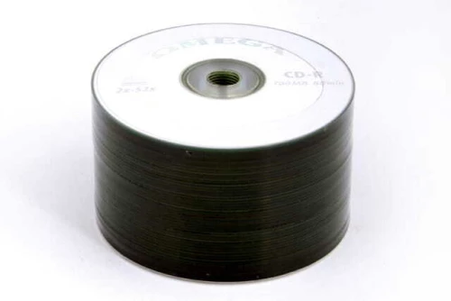 Płyta CD-R Omega, do jednokrotnego zapisu, 700MB, szpindel 50 sztuk