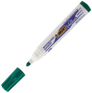 Marker suchościeralny Bic Velleda  ECOlutions, okrągła, 4.95mm, zielony