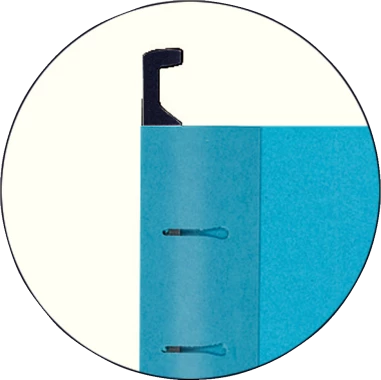 Teczka zawieszkowa kartonowa Esselte Classic, wzmacniana, A4, 345x240mm, 210g/m2 niebieski
