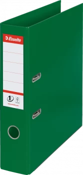Segregator Esselte No.1 Power, A4, szerokość grzbietu 75mm, do 500 kartek, zielony