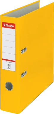 Segregator Esselte, A4, szerokość grzbietu 75mm, do 500 kartek, ekonomiczny, żółty