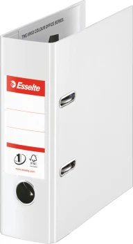 Segregator Esselte No.1 Power, A5, szerokość grzbietu 75mm, do 500 kartek, biały