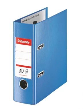 Segregator Esselte No.1 Power, A5, szerokość grzbietu 75mm, do 500 kartek, niebieski