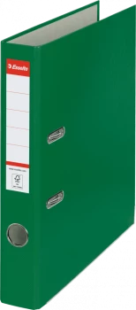 Segregator Esselte, A4, szerokość grzbietu 50mm, do 350 kartek, ekonomiczny, zielony