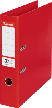 Segregator Esselte No.1 Power, A4, szerokość grzbietu 75mm, do 500 kartek, czerwony