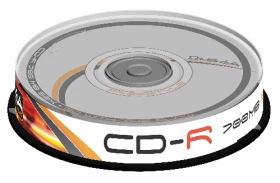 Płyta CD-R Omega Freestyle, do jednokrotnego zapisu, 700 MB, cake box, 10 sztuk